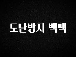 꼭 봐야하는 리스트 도난방지 백팩 전해드립니다