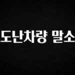 최저가로 모시는 도난차량 말소 꼭 확인해보세요