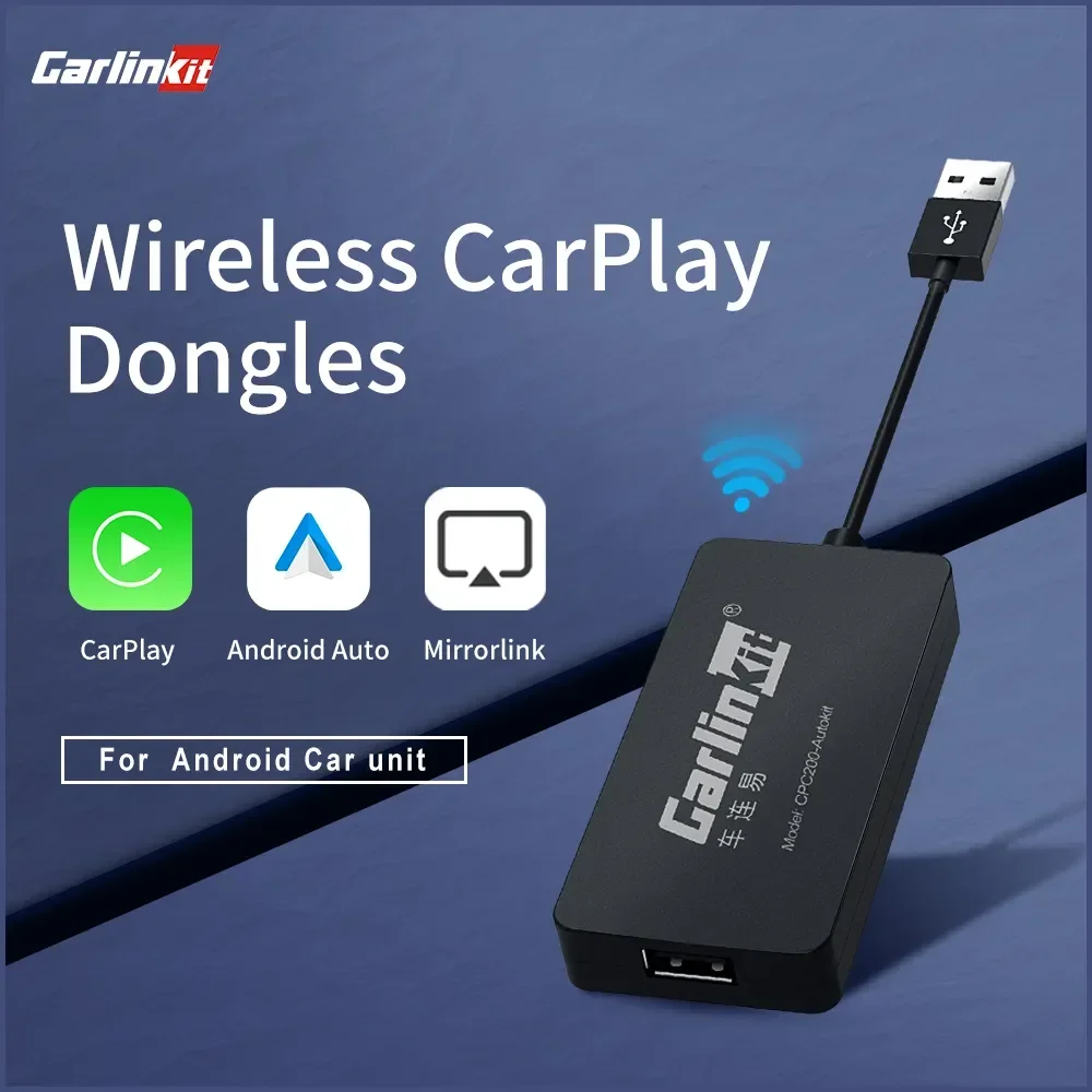 정성담아 보내는 뜨거운 판매 CarlinKit USB 무선 및 유선 CarPlay 동글 안드로이드 자동 AI 상자 Mirrorlink 자동차 멀티미디어 플레이어 블루투스 자동 연결 알짜배기만 골라가세요