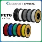 올해도 꼭 사자 KINGROON PETG 3D 프린터 필라멘트 1.75mm 5KG 10KG 믹스 컬러 3D 인쇄 재료 FDM 3dprinter 용 1kg/롤 petg 플라스틱 알짜배기만 골라가세요