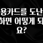 좋은 정보 신용카드를 도난신고하면 어떻게 되나요? 추천한 이유입니다