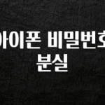 사랑을 담은 선물 아이폰 비밀번호 분실 요약본만 확인해보세요