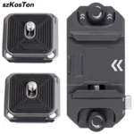 방금 전달받은 알루미늄 퀵 릴리스 배낭 스트랩 클립 범용 Arca 스위스 슬롯 DSLR 카메라 사진 Sony Nikon 액세서리 관심이 뜨겁습니다