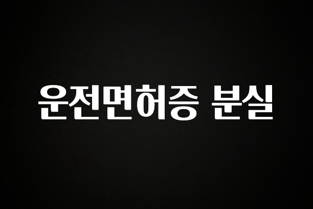 꾸준한 인기 운전면허증 분실 업데이트된 소식입니다
