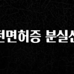 “후기” 꼭보세요 운전면허증 분실신고 최신정보