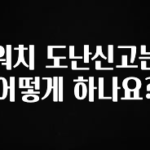 인플루언서가 공개한 워치 도난신고는 어떻게 하나요? 30초면 확인 가능합니다