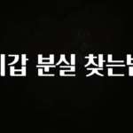 추천드려야할 소식 지갑 분실 찾는법 군말없이 소개합니다