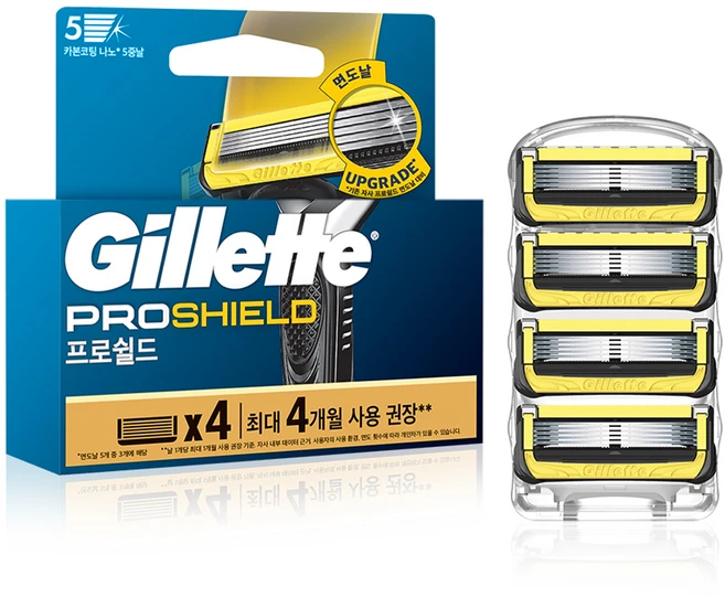 드디어 공개 질레트면도날 핫한 정보입니다