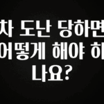 검색량 증가한 차 도난 당하면 어떻게 해야 하나요? 궁금하시죠?