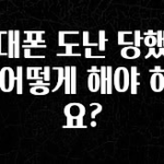 안보면 손해인 이유? 휴대폰 도난 당했을때 어떻게 해야 하나요? 궁금하시죠?