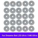 Dreame L20 Ultra / L30 Ultra / X20 Pro L10s Pro Ultra X40 Ultra / X40 Pro / S30 Pro 진공 청소기 액세서리용 걸레 천