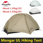 올해 이것모르면 손해 2025 요즘 sns에서 난리난 Naturehike Mongar UL 하이킹 텐트 1 2 인 15D 나일론 초경량 방수 더블 레이어 야외 배낭 여행 캠핑 텐트  리뷰 최다로 엄선된 최고의 제품을 소개합니다.