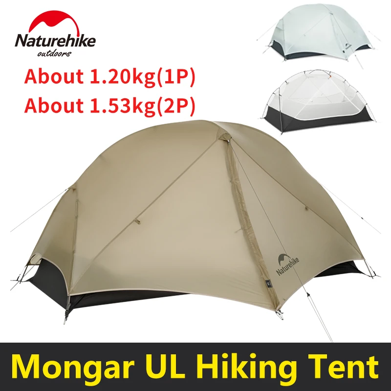 올해 이것모르면 손해 2025 요즘 sns에서 난리난 Naturehike Mongar UL 하이킹 텐트 1 2 인 15D 나일론 초경량 방수 더블 레이어 야외 배낭 여행 캠핑 텐트  리뷰 최다로 엄선된 최고의 제품을 소개합니다.