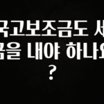 요즘 찰떡인 국고보조금도 세금을 내야 하나요? 최신정보