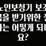 이번 달 노인보청기 보조금을 받기위한 절차는 어떻게 되나요? 꼭 알아두세요