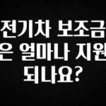 NEW 떳음 전기차 보조금은 얼마나 지원되나요? 꼭 확인해보세요
