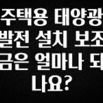 싹 다알려줌 주택용 태양광 발전 설치 보조금은 얼마나 되나요? 리뷰가 많습니다