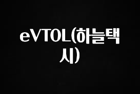 특별한 이유 eVTOL(하늘택시) 30초면 확인 가능합니다