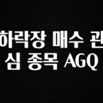 혹시 찾고계셨나요? 하락장 매수 관심 종목 AGQ 확인 부탁드립니다