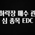 드디어 다음주에 공개 하락장 매수 관심 종목 EDC 실사용 후기