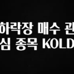 추가소식은 꼭 확인하자 하락장 매수 관심 종목 KOLD 클릭해보세요