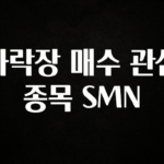 소식”미리보기” 하락장 매수 관심 종목 SMN 궁금하시죠?