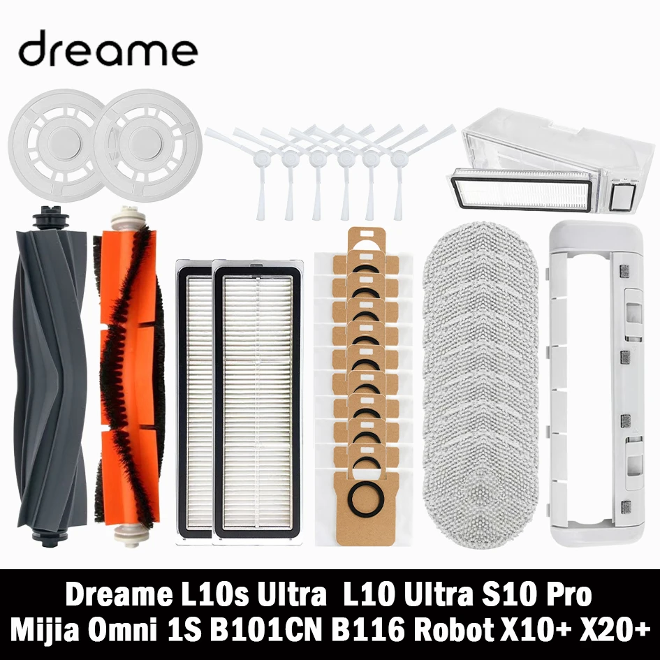 클릭 필 2026&nbsp;요즘 sns에서 난리난 Dreame L10s Ultra / L10S Pro XIAOMI Mijia Omni 1S B101CN B116 X10+ X20+ 로봇 진공 예비 부품 메인 사이드 브러시 Hepa 필터&nbsp; 리뷰 최다로 엄선된 최고의 제품을 소개합니다.